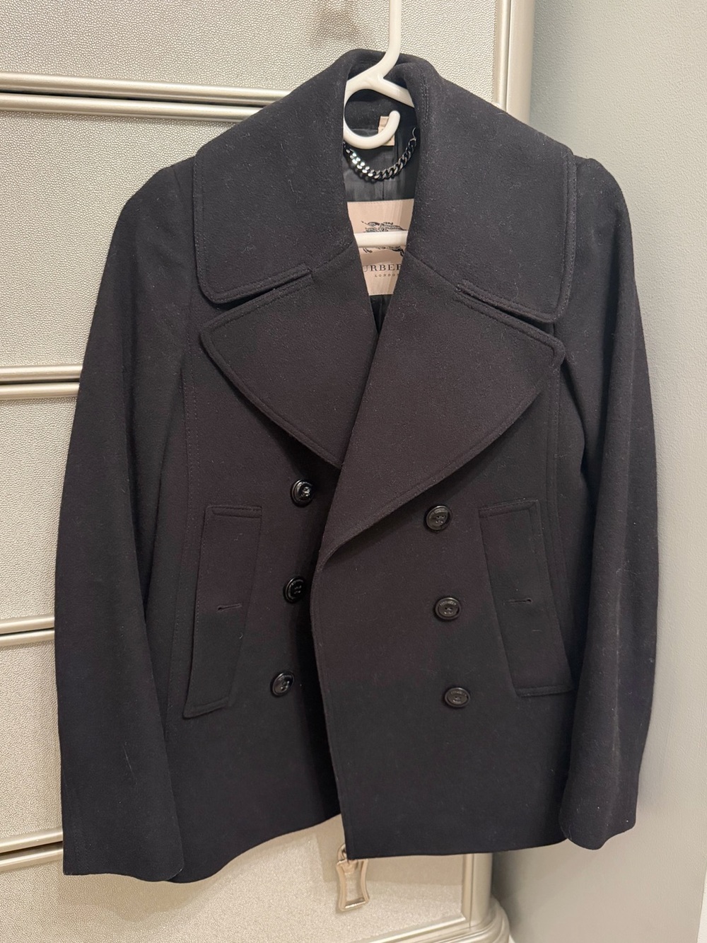 Burberry Pea Coat 100% Authentic!!